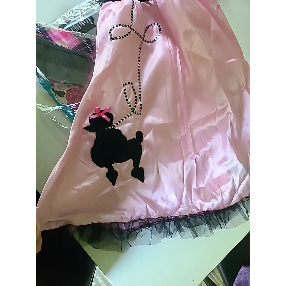 Sock Hop Sweetie Costume Adult Medium Size 6 50s poodle skirt halloween demure